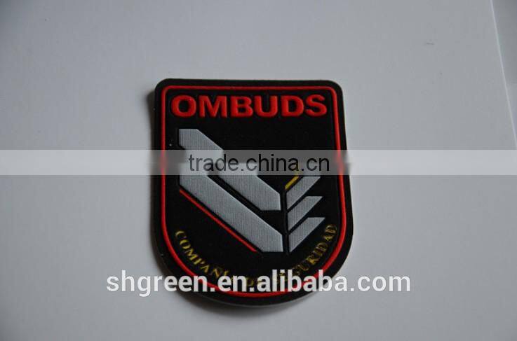 custom cartoon logo clothing woven badge