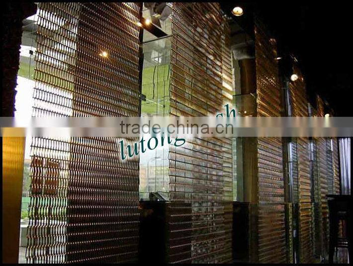 China wire mesh architectural conveyor belt mesh for window curtain