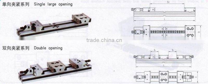 single and double action precision vise