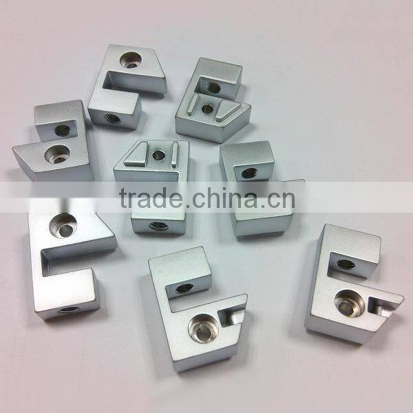 zinc die casting LED part satin chrome finish