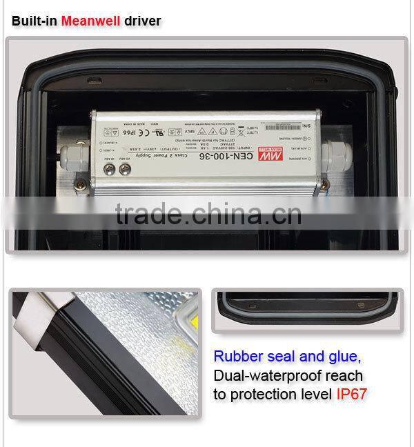 Aluminum LED Flood Light IP65 LED Tunnel Lights