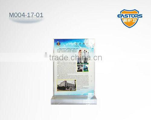 2013 HOT Clear acrylic a3 poster display stand for advertisement poster flyer post