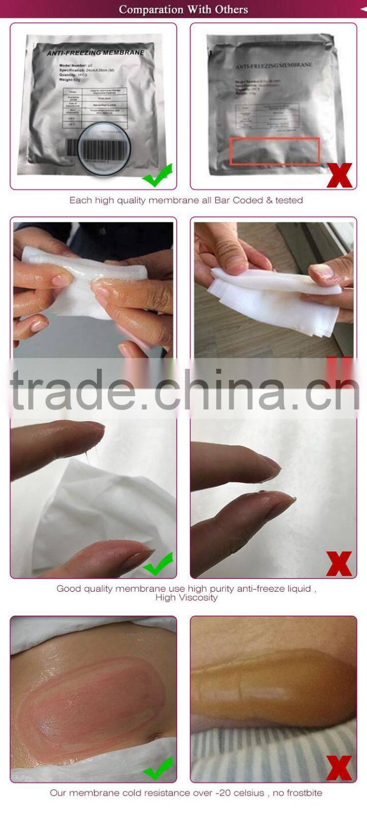 Multi size 60g 70g 75g 110g protective membrane criolipolisis for sale