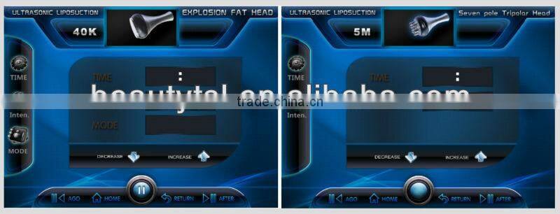 New design cheap 4in1 5mhz rf ultrasonic cavitation machine