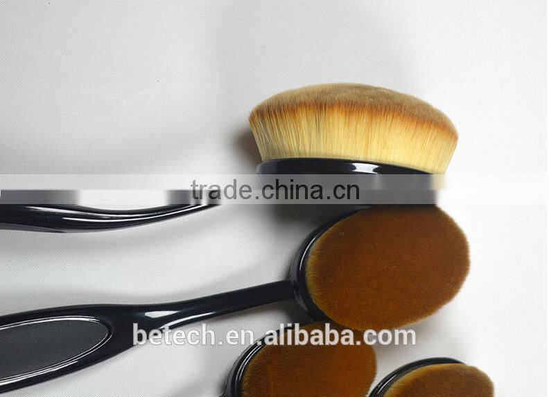 Newest 10PCs/Set Toothbrush Eyebrow Eyeliner Lip Oval makeup brush