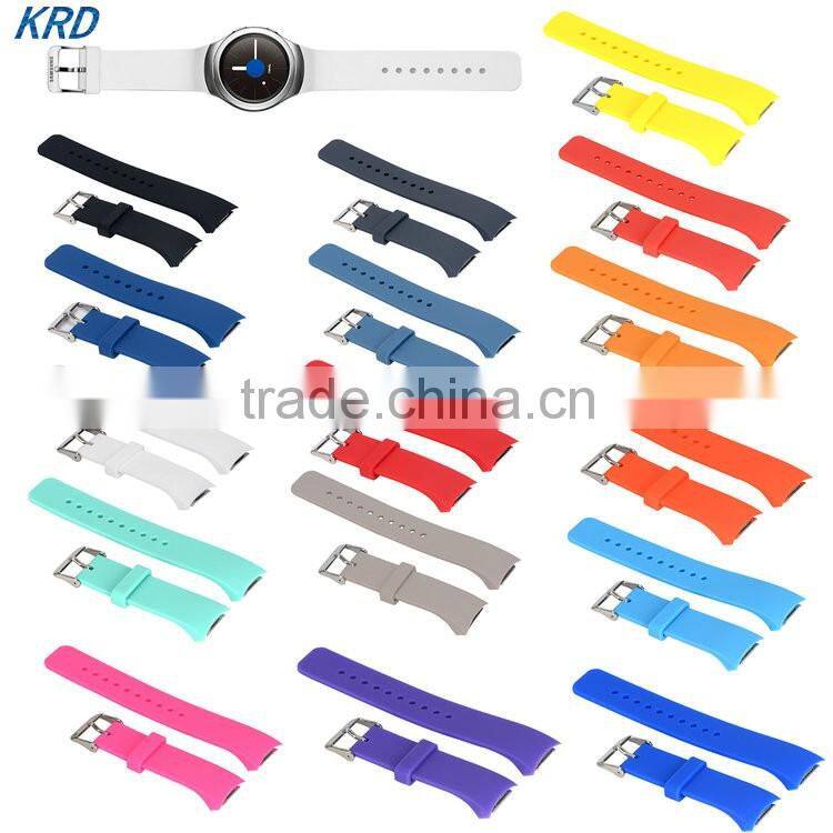 For Samsung Galaxy Gear S2 SM-R720 Smart High Quality Silicone Wrist Watch Band Strap