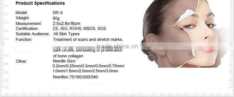 vibrating derma roller microneedle skin roller for skin rejuvenation