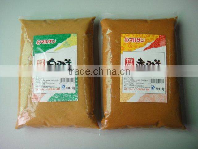 Japanese Red and White Sushi Miso