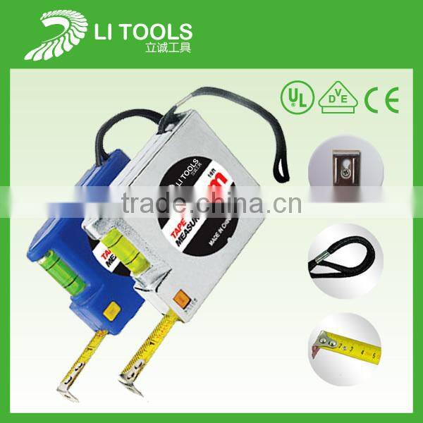 wear-resisting rubber cover LED lights metric 3M steel measuring tape