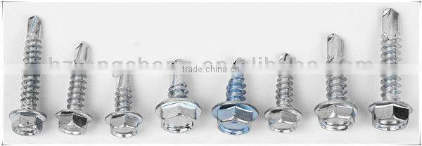 TC 200pc BV Certification Hardware Hex Head Self Drilling Screw Assortment