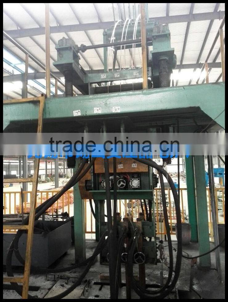 Upward continuous casting electrical furance for rod, tube and strip