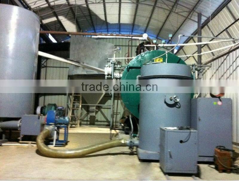 wood pellet burner for steam boiler