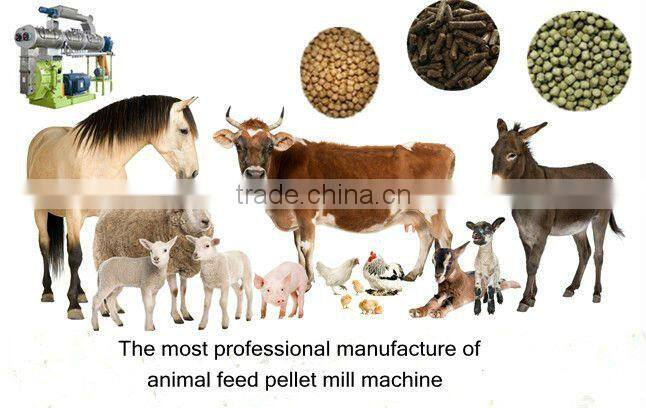Flat die Animal Feed Pellet Press Machine with High Efficiency
