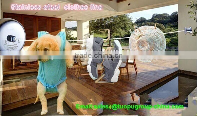 Made in china square retractable portable hotel clothes line for sale