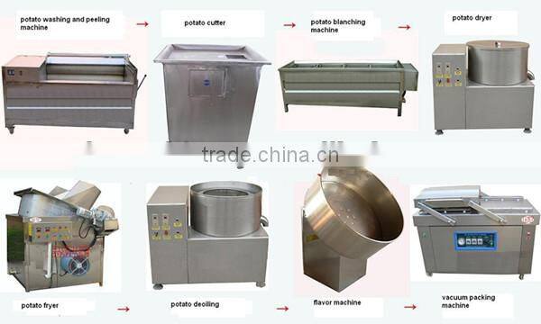 high quality Small scale potato chips production line with capacity of 30kg/h