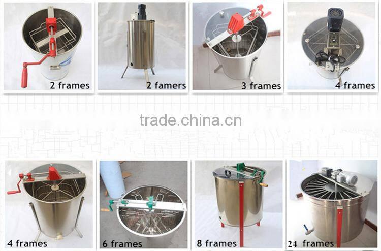 motor honey extractor and manual honey extractor for beekeeping