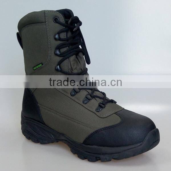 Mens Gender Olive Water-Resistance Snow Boots