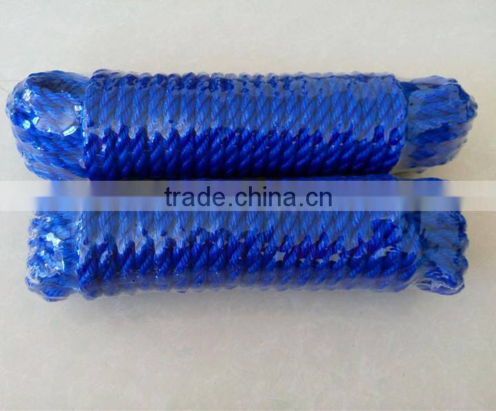 Nylon twisted pe material /polypropylene monofilament rope