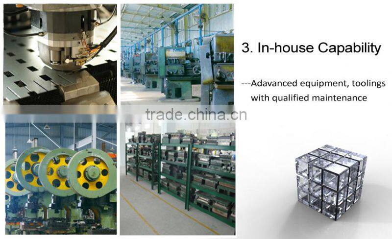 Wall mounting metal distribution enclosure box