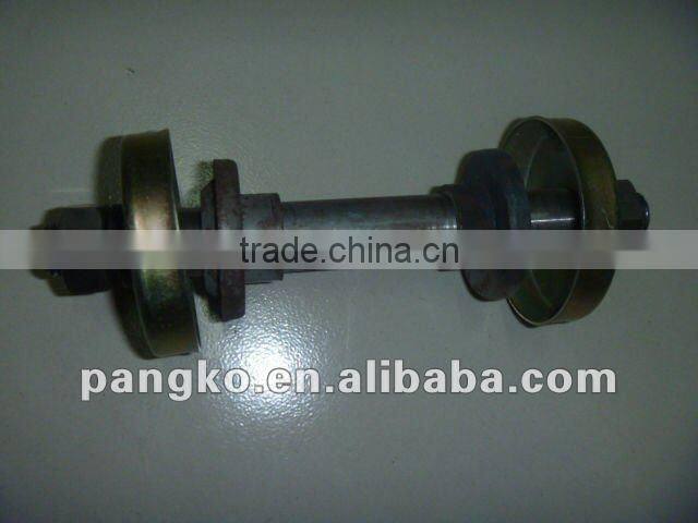 Tail wheel shaft assembly