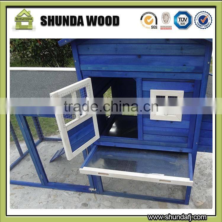 SDC012 Wood Chicken Coop Wire folding Egg Layer Poultry Backyard Cage