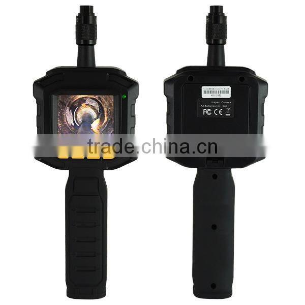 Industrial 2.31" TFT LCD 8mm Camera Video Borescope Endoscope 4 LED Lights AV Output SnakeScope 3FT Cable Surveillance Tool