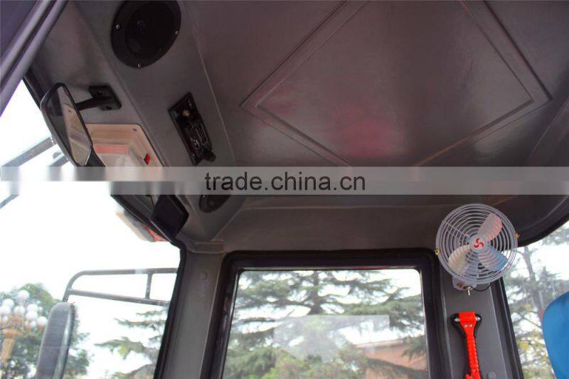 Everun Telescopic Wheel Loader ER1500 with Pallet Forks,Snow bucket