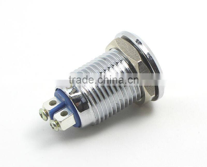 12mm metal 220 volt led indicator lights GQ12AS-D