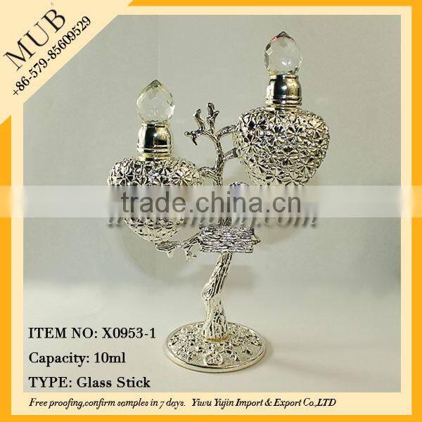 OEM Metal Perfume Bottle For Arabic gorgeous mini design oil bottle