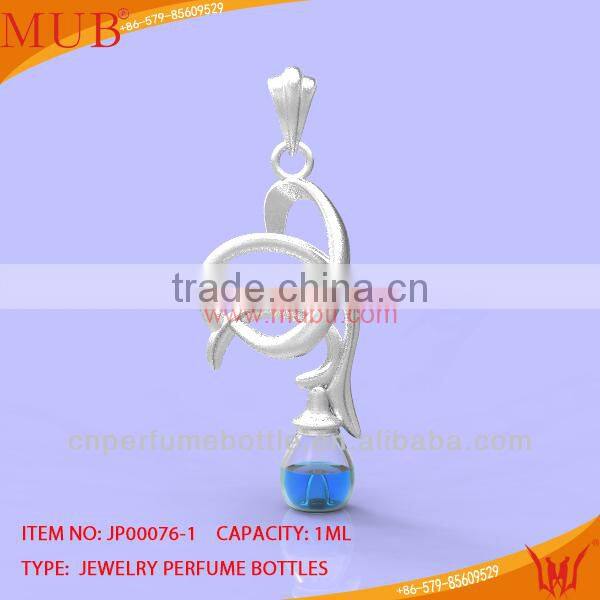 Glass Jewelry Beautiful Shape Necklace Glass Bottle