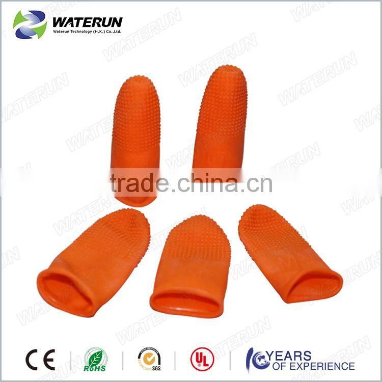 Antistatic pink finger cots,latex finger cot