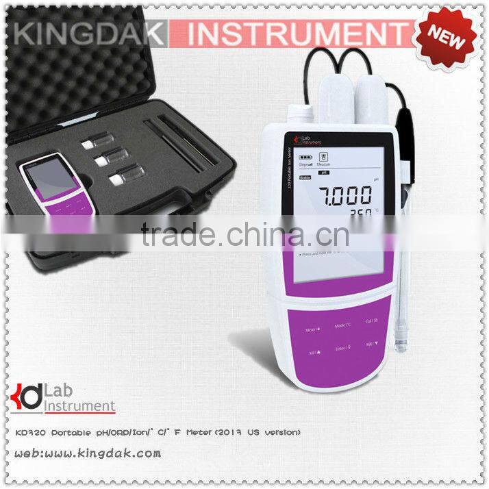 Digital Portable pH /ORP/Ion/oC/oF Meter