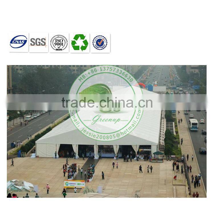 850gsm White PVC Coated Tarpaulin Side Wall Cover For Event Tent