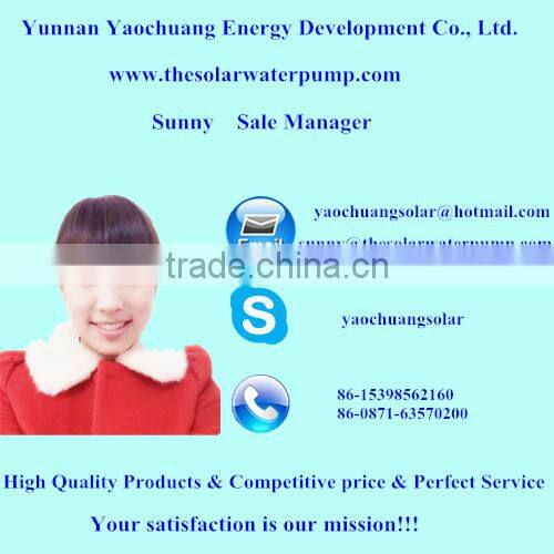 0.4KW - 1.1KW solar water pump inverter (converter) for AC pumping system