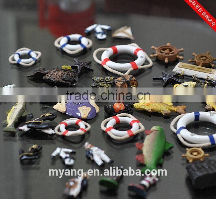 Promotional sailing 3D Fridge Magnet, wooden Fridge Magnet, Souvenir Fridge Magnet