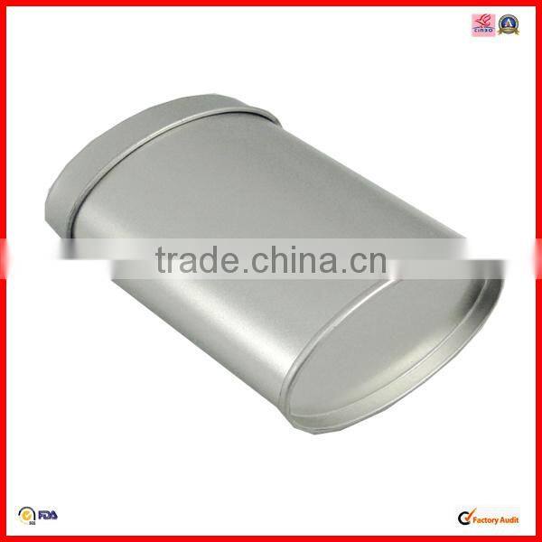 airtight custom printing oval coffee tin can