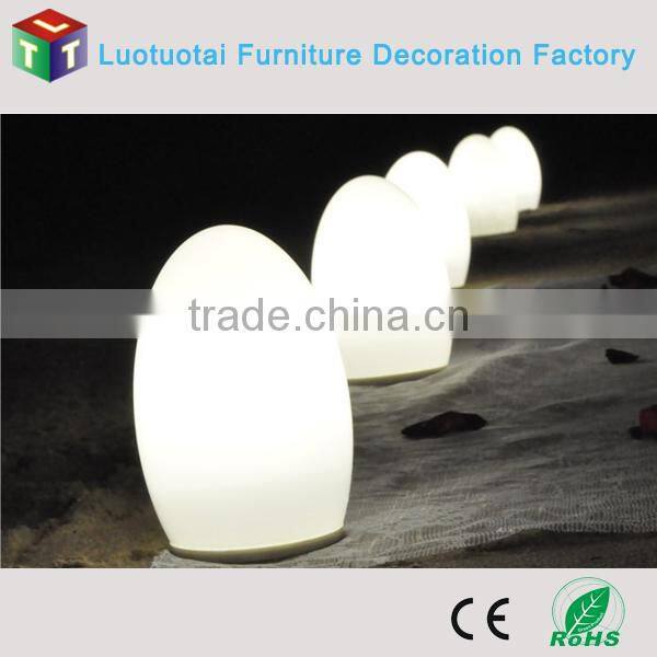 remote control wireless waterproof plastic bedroom decoration led table lamp