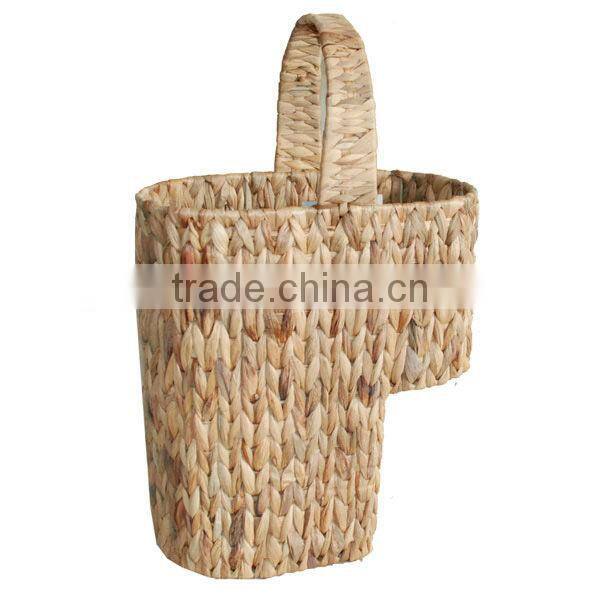 Natural Oval Water hyacinth pot storage baskets