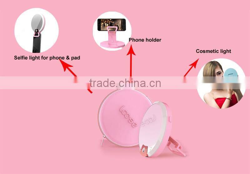 personal care makeup tool spocket mirror, make up mirror with led light