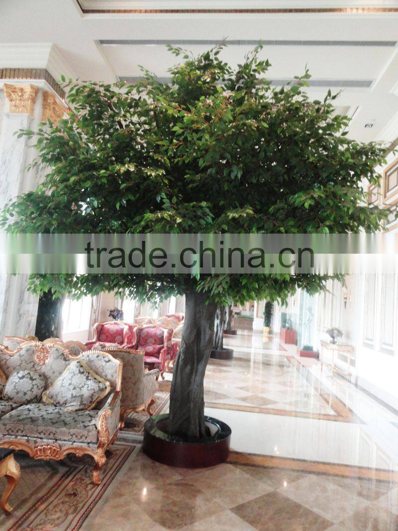 Large indoor artificial ficus tree,banyan decoration tree