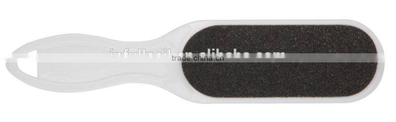 Sandpaper foot file with plastic handle,pedicure foot file,smoother foot file