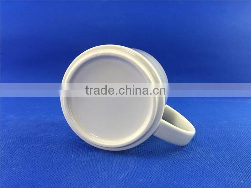 16 oz glazed red color ceramic sublimation coffee mug