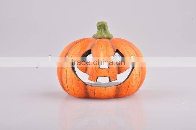 Pumpkin Candle Holder Ceramic Artware/Home Decoration Halloween Candlestick