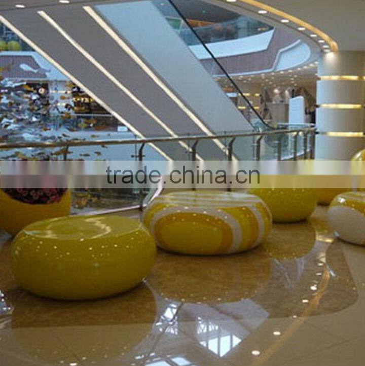 Big fiberglass round chair