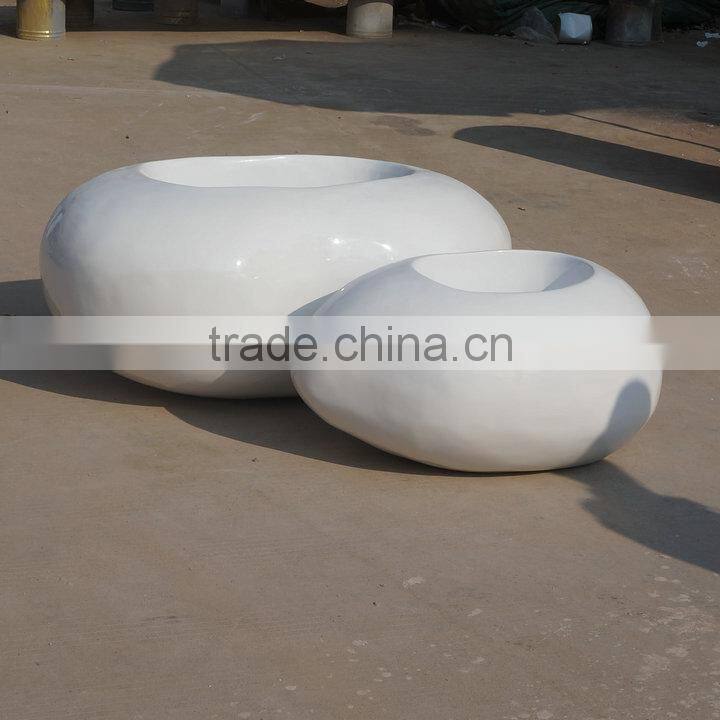 Modern frp planter flowerpot