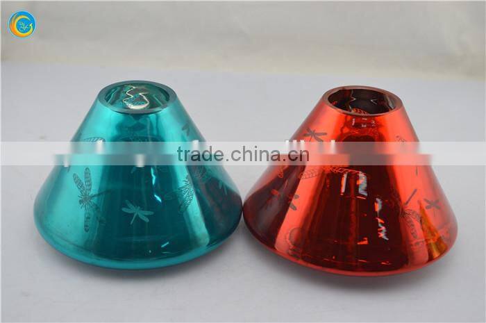 rose quartz candle holder lampshade glass