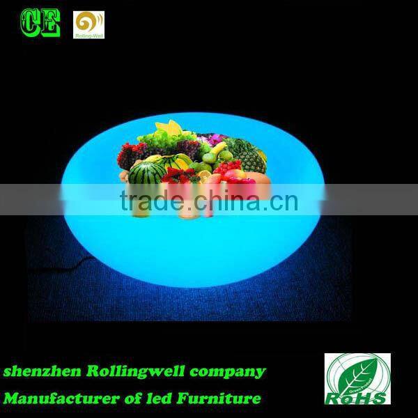lit plate/illuminated LED fruit plate/luminous bowl /light-emitting fruit tray/glowing plate / lighting LED fruit plate