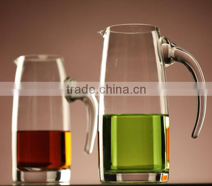 Different size glass wine jug crystal wine pouring jug