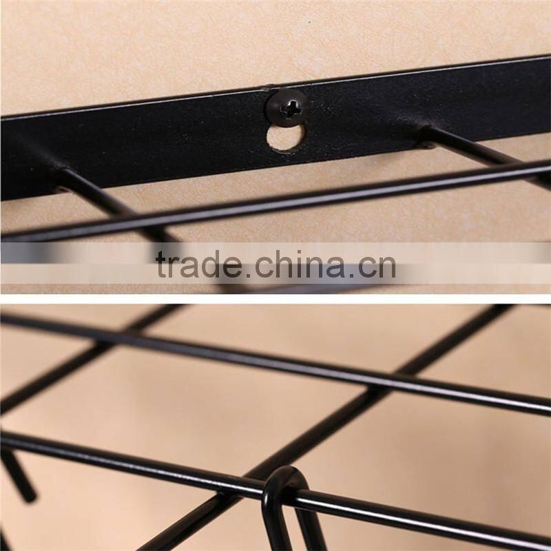 2017 Wholesale hot selling hanging pot rack, metal wall mounted holders