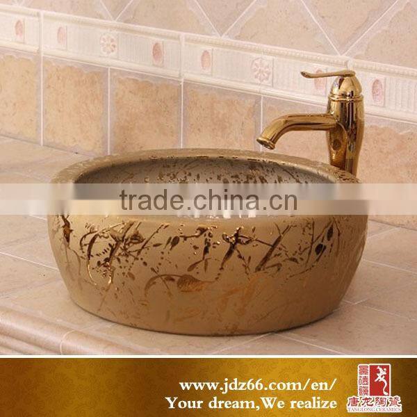 Jingdezhen wash basin in ceramic wash basin designs for dining room